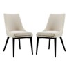 Set of 2 Viscount Dining Side Chair Fabric - Modway - 3 of 4