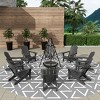 WestinTrends Malibu  HDPE Outdoor Folding Poly Adirondack Chair (Set of 8) - 2 of 4