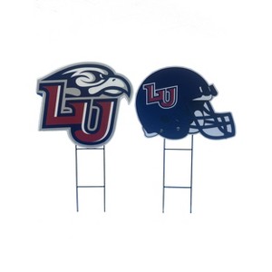 NCAA Liberty Flames 2pk Logo and Helmet Garden Stake Set - 1 of 1