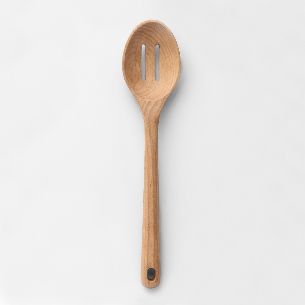 Beech Wood Slotted Spoon - Made By Design&amp;#8482;