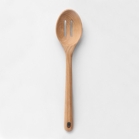 Beech Wood Slotted Spoon - Made By Design™ - image 1 of 4