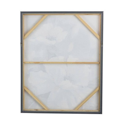 Blooming Florals Hand Painted Canvas with Polystyrene Frame