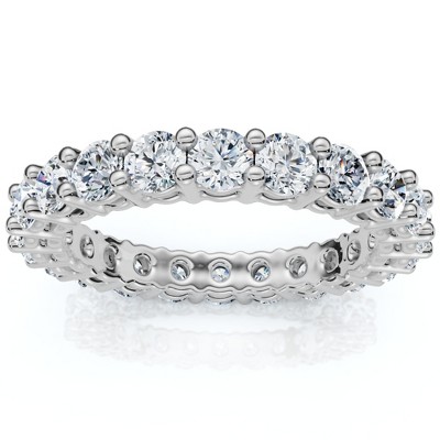Pompeii3 2 3/8ct Diamond Eternity Ring 14k White Gold