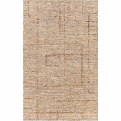Hauteloom Zana Jute Living Room, Bedroom Area Rug - Contemporary