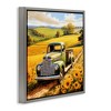 Stupell Industries Truck Through Sunflower Field Floating Frame Canvas Art - 2 of 4