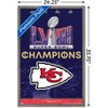 Trends International NFL Kansas City Chiefs - Super Bowl LVIII Team Logo Framed Wall Poster Prints - 3 of 4