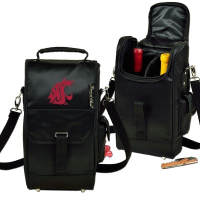 NCAA Mountaineers Two Bottle Wine Tote w/Corkscrew