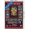 Trends International NFL League - Super Bowl LIX Ticket Collage Framed Wall Poster Prints - 3 of 4