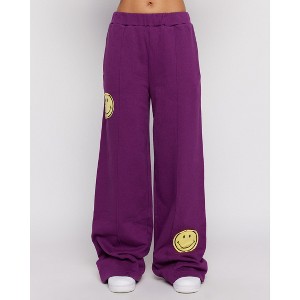 Samii Ryan | Smiley Straight Leg Pants , Purple , X-Small , 1 - 1 of 1