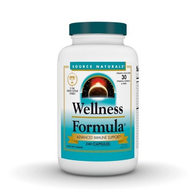 Wellness Formula Capsules by Source Naturals, Inc.  -  240 Capsule