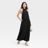 Women's Tie Neck Maxi Dress - A New Day™ - 3 of 3
