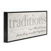 Stupell Industries Family Traditions Heartfelt Phrase, 24" x 10" - 3 of 4