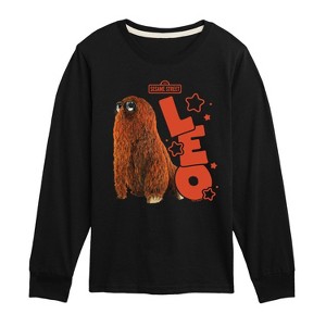 Boys' - Sesame Street - Leo Snuffleupagus -Toddler and Youth Long Sleeve T-Shirt Long Sleeve Graphic T-Shirt - 1 of 3