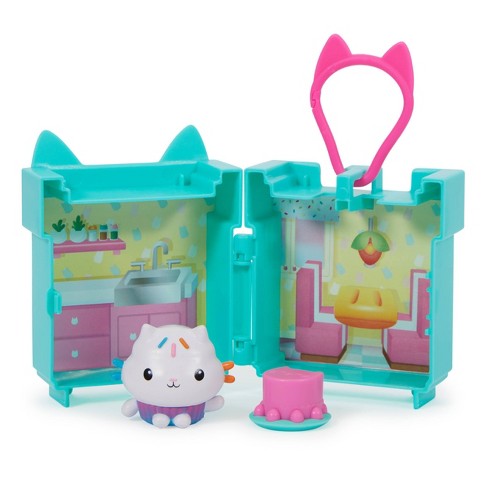 Gabby's Dollhouse Cakey Cat Kitchen Dinette With Cakey & Baby Box