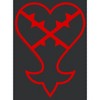 Women's Kingdom Hearts 1 Inverted Evil Symbol Racerback Tank Top - 2 of 4