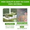 Lirago 48"x37"x17" White PVC Modular Garden Fence Panel Durable Easy to Install Soil Improvement Solution - 4 of 4