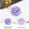 Unique Bargains Satin Flower Durable Elegant Large Peony Floral Lapel Brooch Pin - 3 of 4