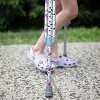 My Crutches - Fashionable Designed Crutches w Underarm Pad for Kids/Adults w Adjustable Handgrip & Length for Heights 4'5" to 5'2" (Doodles) - 4 of 4