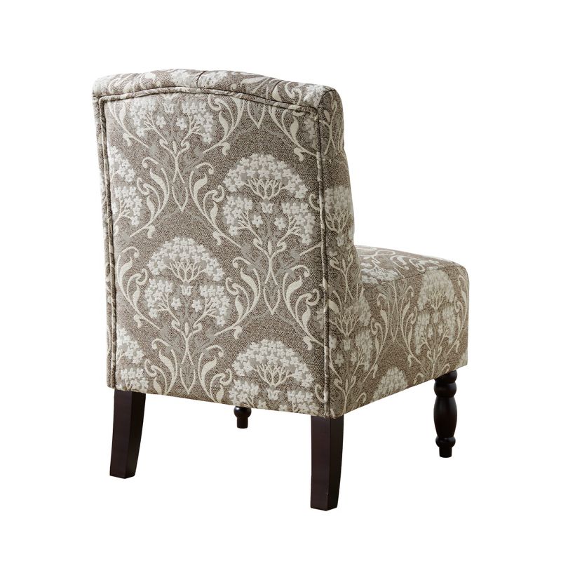 Alyssa Tufted Armless Chair - Taupe, 6 of 8