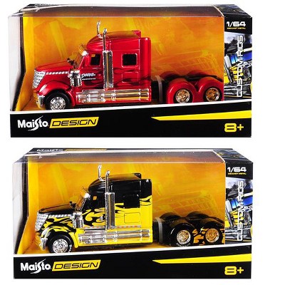 black toy trucks