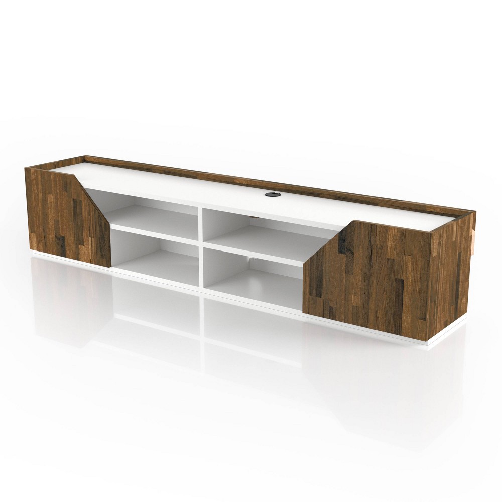 24/7 Shop At Home Kelvert Transitional Floating TV Stand for TVs up to: Wall Mount, Cable Management, Storage
