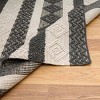 Hauteloom Whittington Black&White Wool Rug - 4 of 4