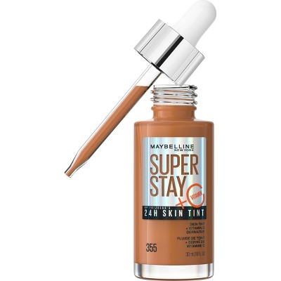 Maybelline Super Stay Up to 24HR Skin Tint, Radiant Light-to-Medium  Coverage Foundation, Makeup Infused With Vitamin C, 120, 1 Count