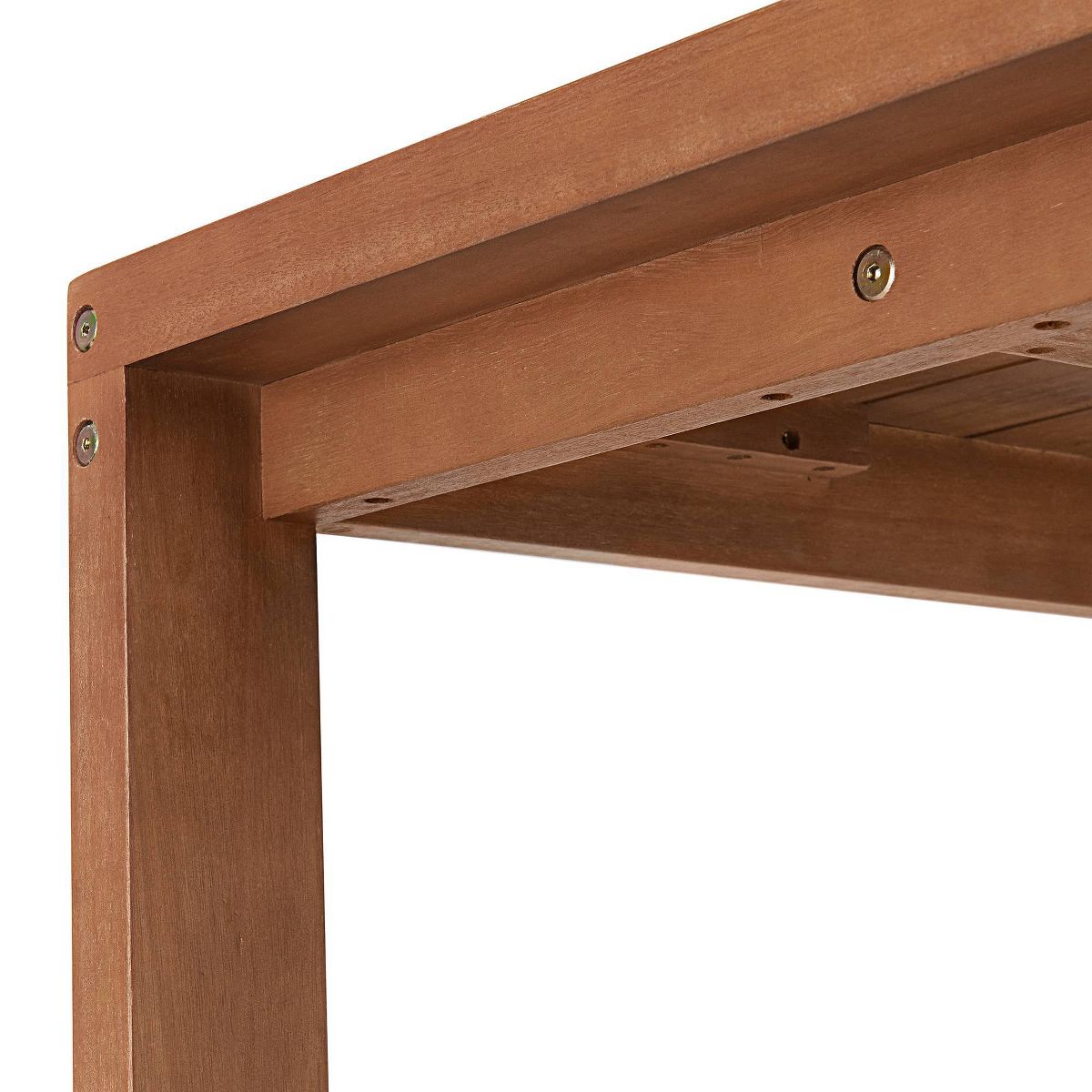 Weston Eucalyptus Wood Rectangular Outdoor Dining Table - Natural - Alaterre Furniture - thumbnail 7