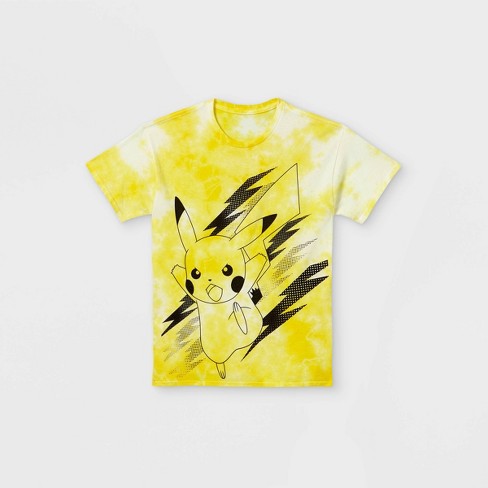Boys Pokemon Pika Short Sleeve Graphic T Shirt Yellow Target - roblox t shirt pokemon bag