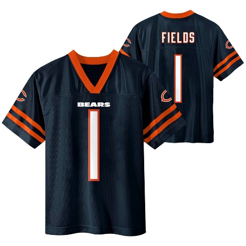 Youth Nike Justin Fields Orange Chicago Bears Game Jersey, L