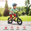 12" Balance Bike for Boys and Girls 3-7 Years, Toddler Bicycle Training w/Adjustable Seat & Handlebar, Lightweight No Pedal Bike Gift - 4 of 4