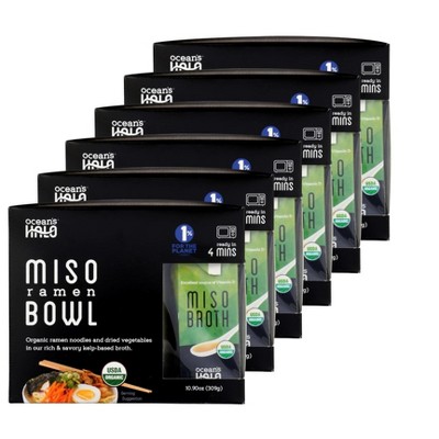 Ocean's Halo Miso Ramen Bowl - Case of 6/10.9 oz