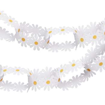 Floral Garland Party Decoration Off White : Target