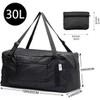 MaseiKar Foldable Travel Duffel Bag For Women & Men Luggage Great for Gym,travel or camping,Black - 3 of 4