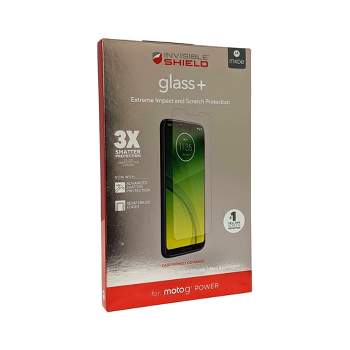 ZAGG for moto g7 power InvisibleShield Tempered Glass+ Screen Protector - Clear