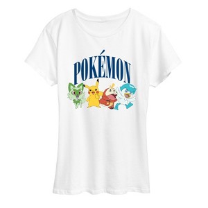 Women's - Pokémon - Scarlet & Violet Collegiate Short Sleeve Graphic T-Shirt - 1 of 4