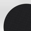 2pk Textured Faux Leather Charger Black - Threshold™ - 4 of 4