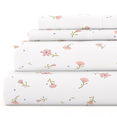 Floral & Paisley Patterns 4PC Sheet Set - Extra Soft, Easy Care - Becky Cameron