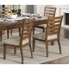 NicBex Dining Chair Set of 2 Kitchen Traditional Style Side Chairs with Cushion Seats and Wood Legs for Dining Room,Brown - 3 of 4