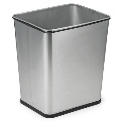  7gal Waste Can Stainless Steel - Polder 