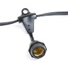 Novelty Lights Globe Outdoor String Lights with 25 suspended Sockets Suspended Black Wire 25 Feet - image 3 of 4