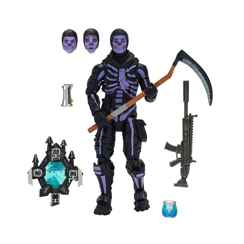 Fortnite 6 Legendary Series Figure Pack Skull Trooper Purple Glow Target - jumbo roblox toys at target