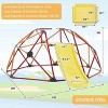 Costzon Climbing Dome with Slide, 8FT Jungle Gym Monkey Bar Set, 2-in-1 Indoor/Outdoor Geometric Dome Playground for Ages 3–8 (Backyard) - 2 of 4