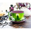 Silver Buffalo Disney Villains Maleficent Ceramic Teacup and Saucer Set - 4 of 4