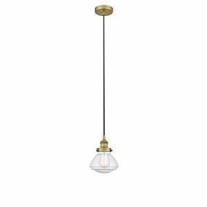 Olean - 1 Light Mini Pendant In Industrial Style-8.75 Inches Tall and 6.75 Inches Wide - 1 of 1