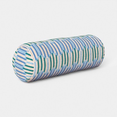 Threshold Wavy Stripe Woven Bolster Pillow - Thumbnail 4