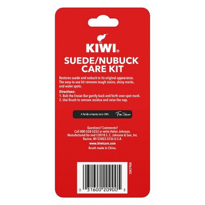 KIWI Suede & Nubuck Shoe Care Kit, White