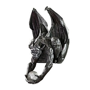 Design Toscano Clutch, Keeper of the Mystic Orb Gargoyle Sitter Statue - 1 of 4