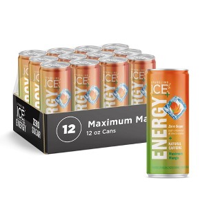 Sparkling Ice Energy Maximum Mango - 12 Fl Oz (Pack of 12) - 1 of 1