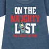 - SpongeBob SquarePants - Plankton Naughty List Graphic Short Sleeve Fleece Dress - 2 of 4